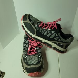 Red Wing Steel Toed Shoes Black and Pink Sneakers